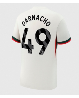 Chelsea Alejandro Garnacho #49 Maglia Gara Trasferta Repliche 2025-26 Maniche Corte